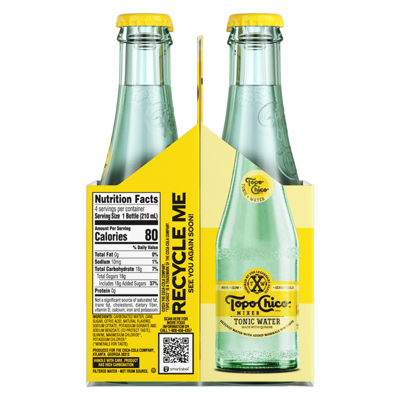 Topo Chico Mixer Tonic Water 4pk 7.1oz Glass Bottle
