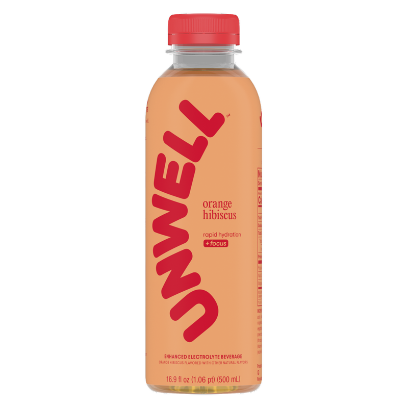 Unwell Orange Hibiscus Hydration Drink 16.9oz Btl