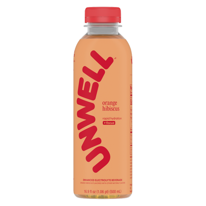 Unwell Orange Hibiscus Hydration Drink 16.9oz Btl