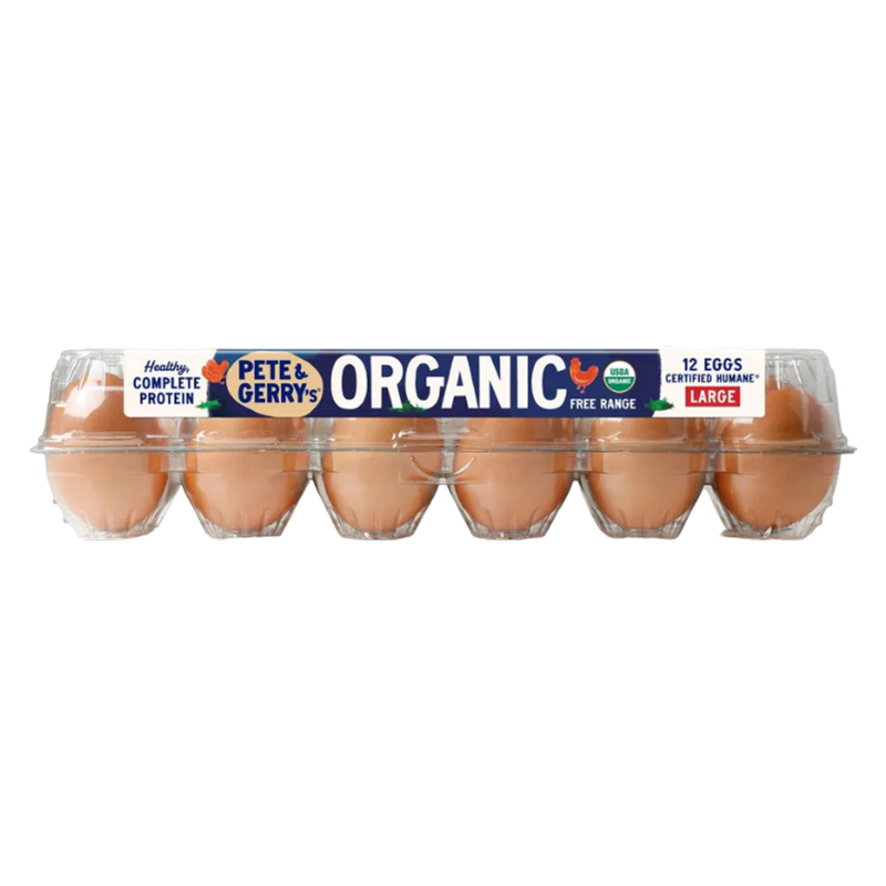 Pete & Gerry's Organic Grade A Large Brown Eggs - 12ct