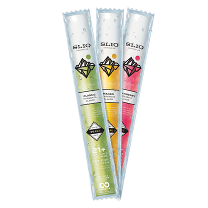SLIQ Spirited Ice Agave Cocktail Pops 9pk 100ml  8% ABV
