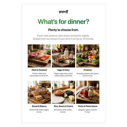 Fresh Grocery Bag Insert PHL 1463