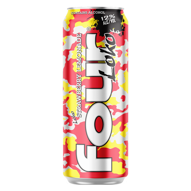 Four Loko Strawberry Lemonade 23.5oz Can 12% ABV