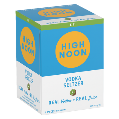 High Noon Kiwi Vodka Seltzer 4pk 12oz Cans