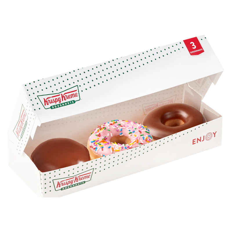 Krispy Kreme® 3-Count Assorted Doughnuts