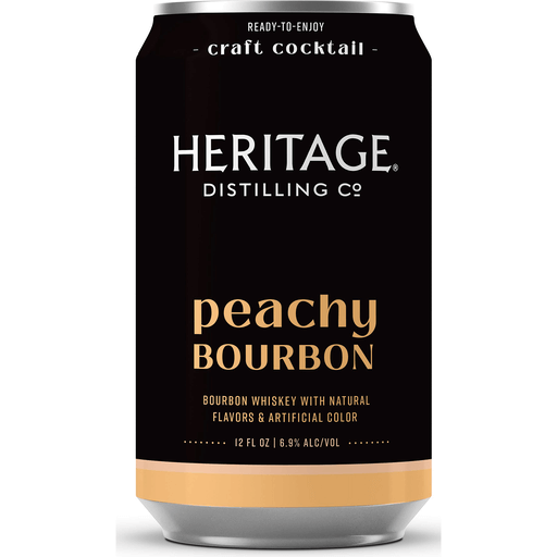 Heritage Distilling Co Peachy Bourbon 4pk 12oz Can 6.9% ABV