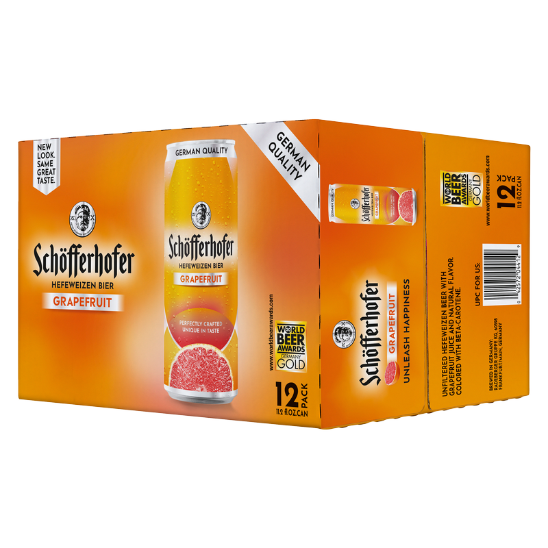 Schofferhofer Grapefruit 12pk 11.2oz Can