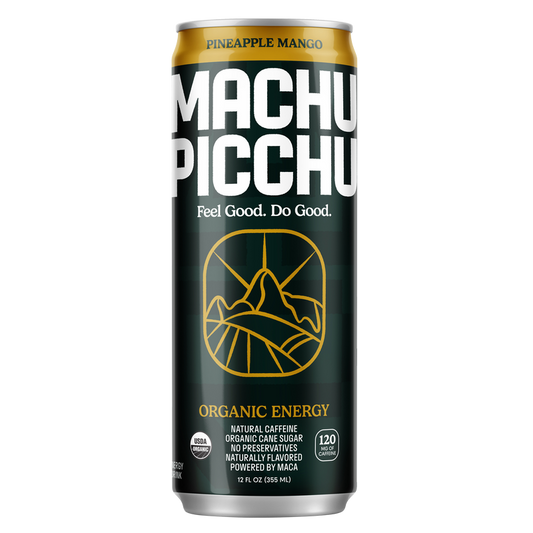 Machu Picchu Pineapple Mango Energy Drink 12oz Can