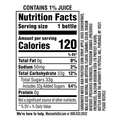 Manzanita Sol Apple 12oz Btl