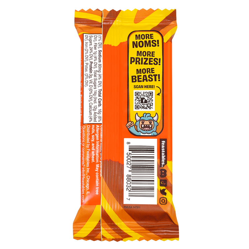 Feastables MrBeast Deez Nutz Peanut Butter Milk Chocolate Bar 1.23oz