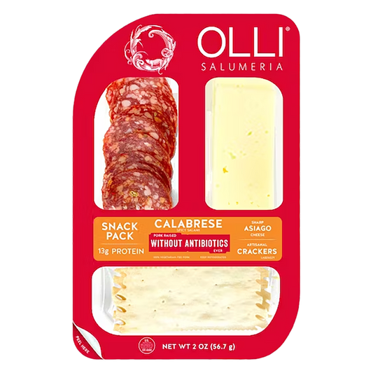 Olli Salumeria Calabrese Salami & Asiago Cheese Snack Pack - 2ct/2oz