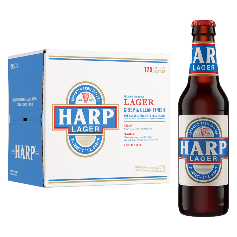 Harp 12pk 12oz Btl 4.5% ABV