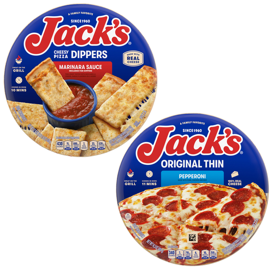 Jack's Pepperoni Pizza & Cheesey Pizza Dippers Bundle