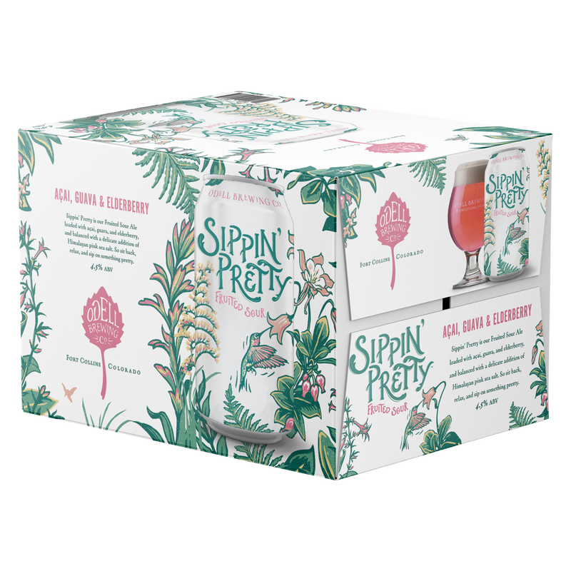 Odell Sippin Pretty Fruited Sour 6pk 12oz Can 4.5% ABV