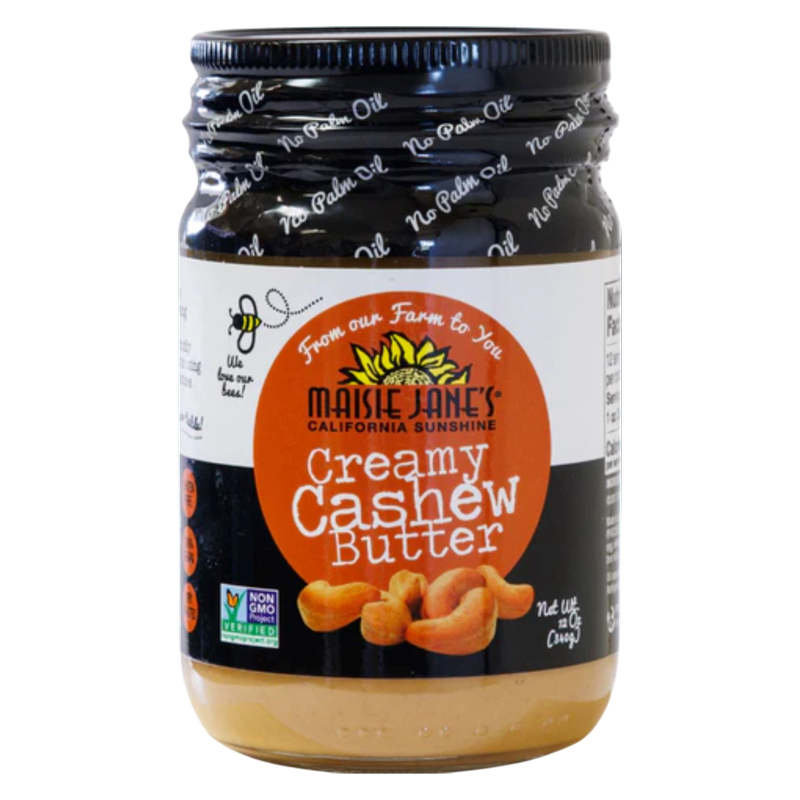 Maisie Jane's Smooth Cashew Butter, 12 oz