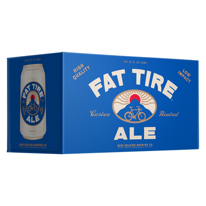 New Belgium Fat Tire 6pk 12oz Can 5.2% ABV
