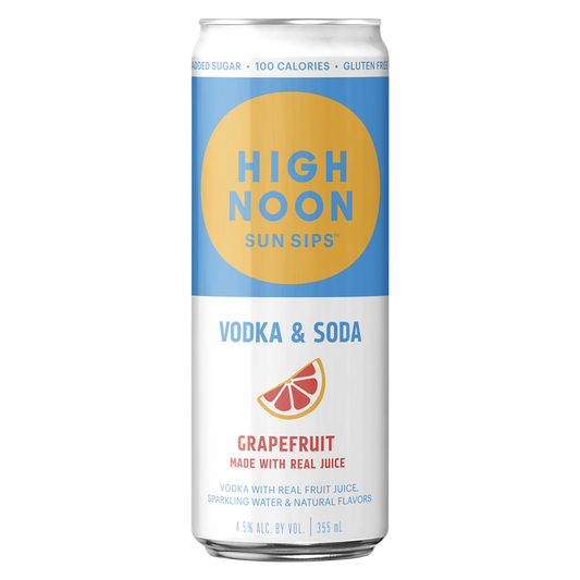 High Noon Grapefruit 12oz Single Can 4.5% ABV