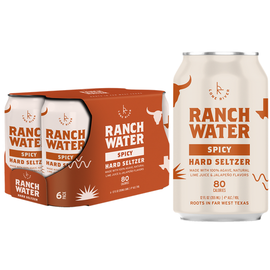Lone River Ranch Water Spicy Hard Seltzer 6pk 12oz Can 4.0% ABV
