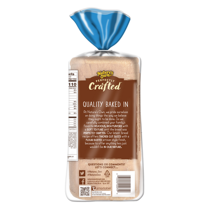 Nature's Own Perfectly Crafted White Bread - 22oz