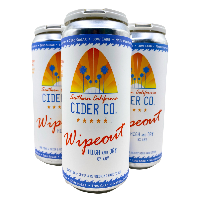 Southern California Cider Wipeout - High and Dry 4pk 16oz Can 8% ABV