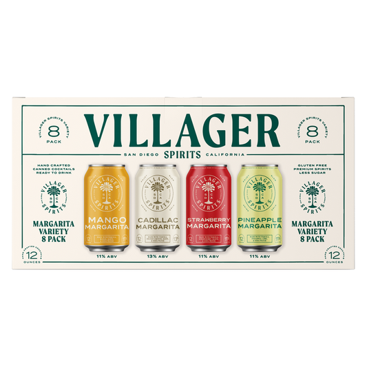 Villager Spirits Margarita Variety Pack 8pk 12oz Can 10% ABV
