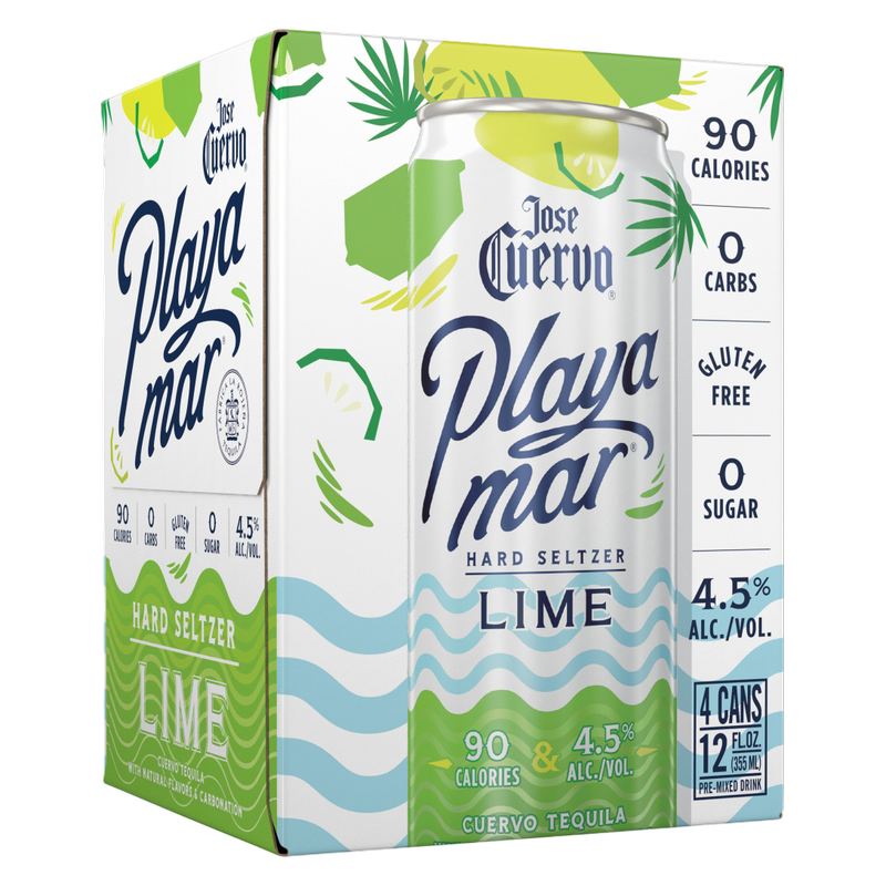 Jose Cuervo Playamar Lime Ready to Drink Cocktail 4 pk 355ml Can 4.5% ABV