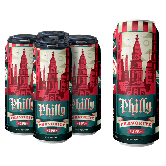 Iron Hill Brewery Philly Phavorite Hazy IPA 4pk 16oz Can 6.6% ABV