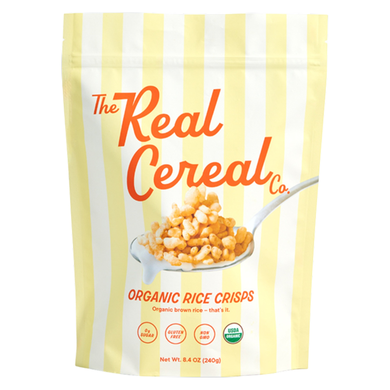 The Real Cereal Organic Rice Crisp Cereal, 8.4oz.