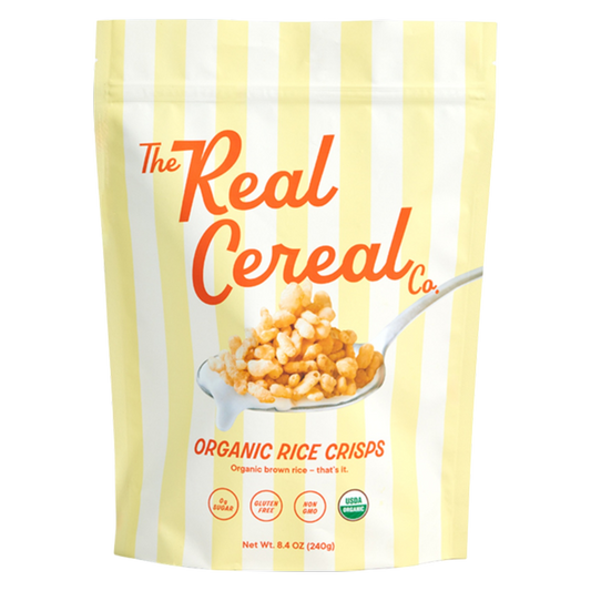 The Real Cereal Organic Rice Crisp Cereal, 8.4oz.