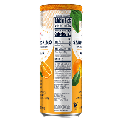 Sanpellegrino Aranciata Orange 11.15oz
