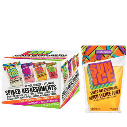 SUNiCE Variety 12pk Pouch 5.0% ABV