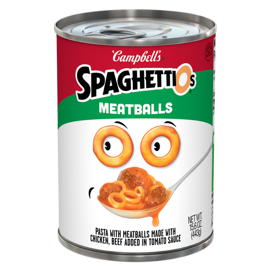SpaghettiOs® Canned Pasta with Meatballs, 15.6 oz Can