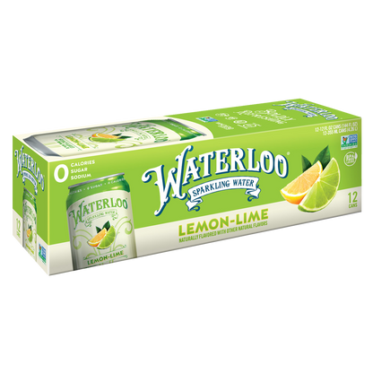 Waterloo Sparkling Lemon-Lime Water 12pk 12oz Can