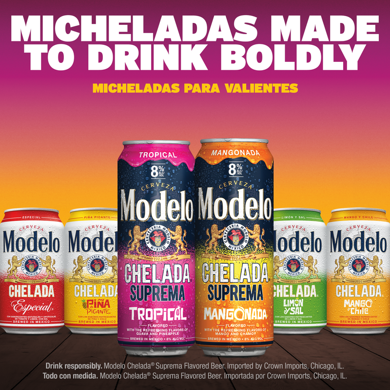 Modelo Chelada Suprema Mangonada 24oz Can 8% ABV