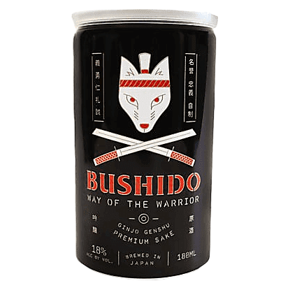 Bushido "Way of the Warrior" Sake Can 180ml Can