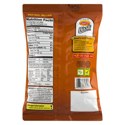 Osem Bissli BBQ Twisted Wheat Snacks 2.5oz