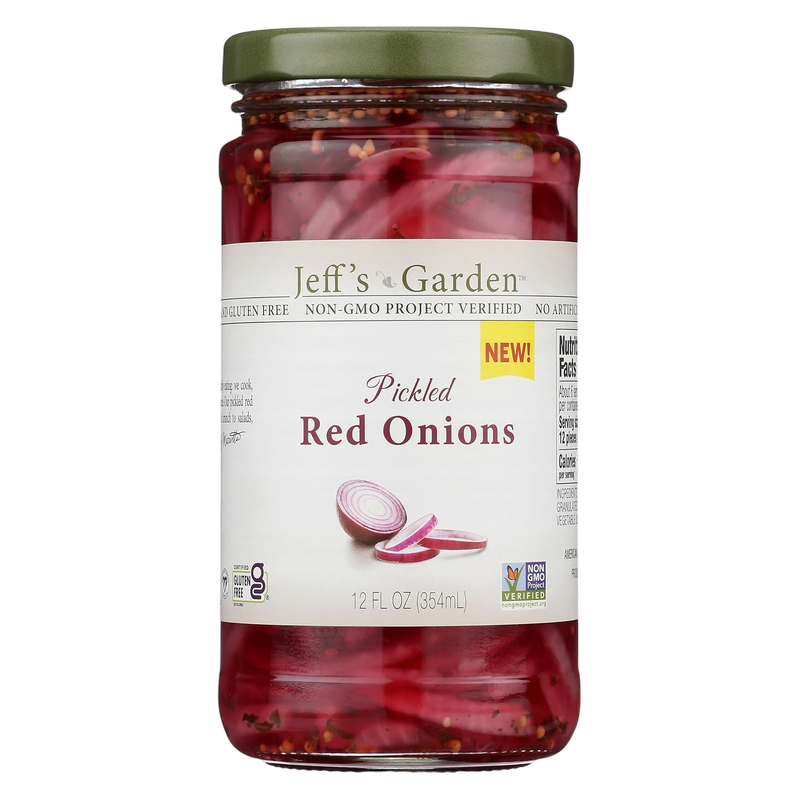 Jeff's Garden Pickled Red Onions 12oz