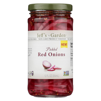 Jeff's Garden Pickled Red Onions 12oz