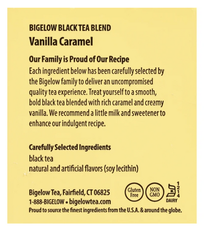 Bigelow Vanilla Caramel (20 CT BAGS)
