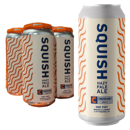 Cinderlands Squish Hazy Pale Ale 4pk 16oz Cans 5.5% ABV