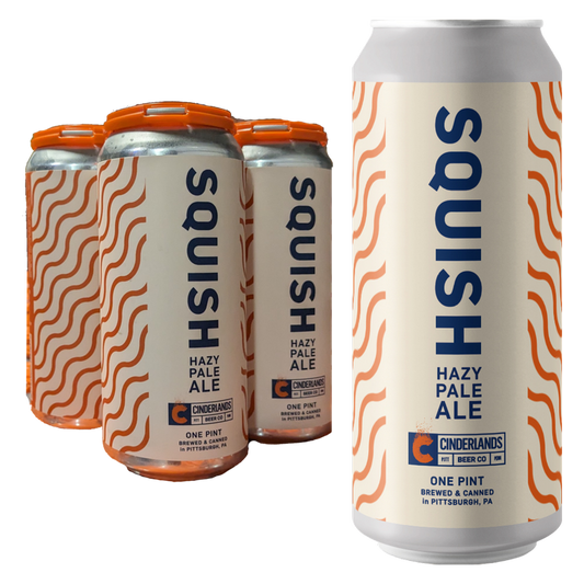 Cinderlands Squish Hazy Pale Ale 4pk 16oz Cans 5.5% ABV
