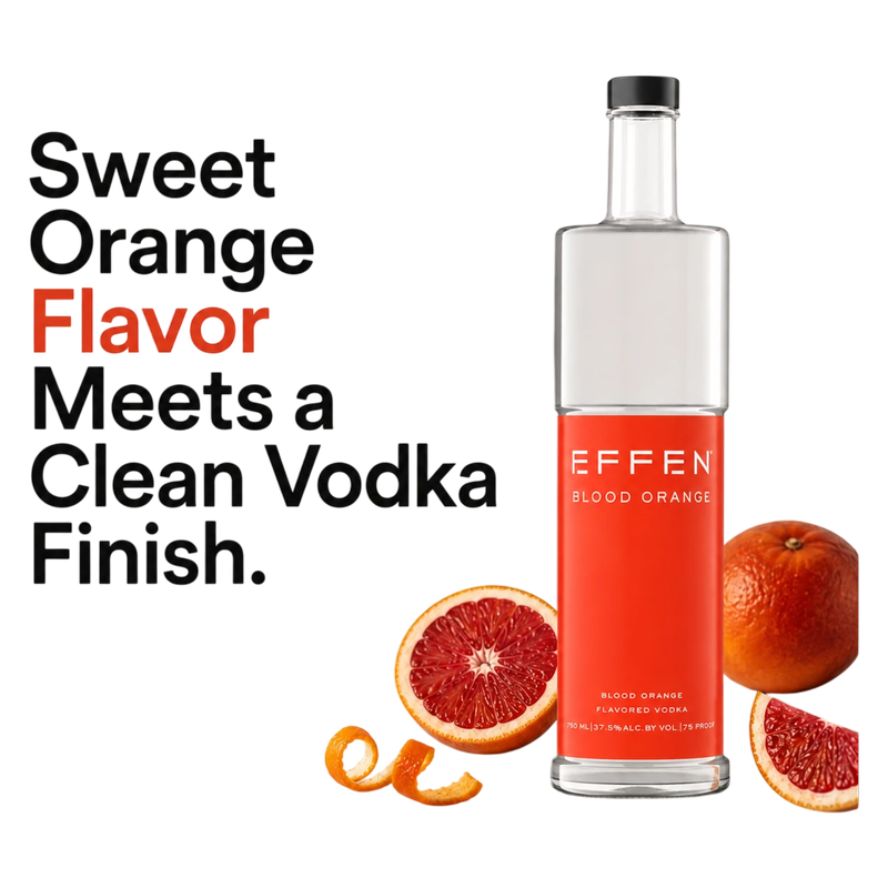 Effen Blood Orange Vodka 750ml (75 Proof)