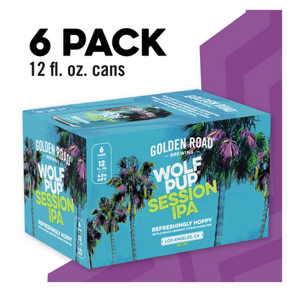 Golden Road Wolf Pup 6pk 12oz Can 4.5% ABV