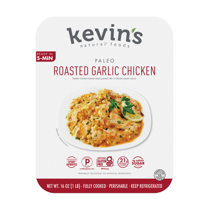 Kevin's Natural Foods Roasted Garlic Chicken - 16oz