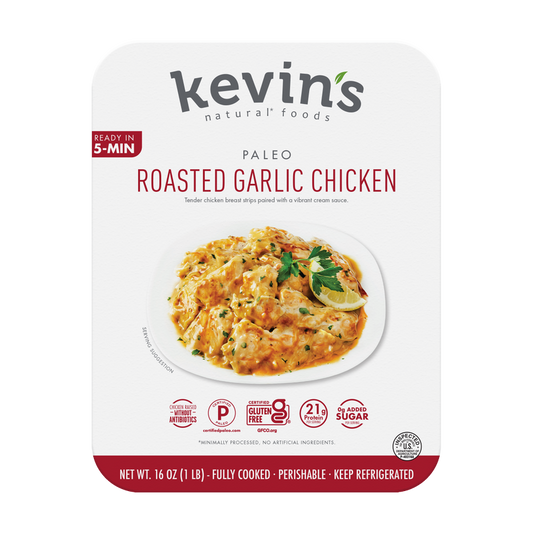 Kevin's Natural Foods Roasted Garlic Chicken - 16oz