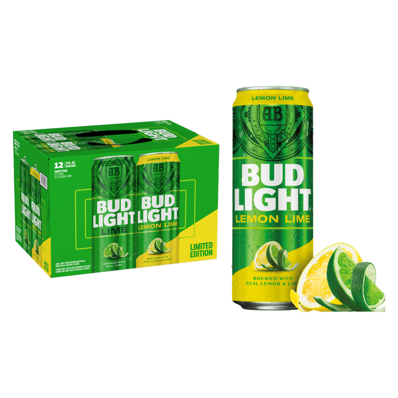 Bud Light Lime & Lemon Lime Variety Pack 12pk 12oz Can