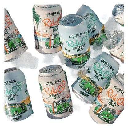 Golden Ride Ride On Variety Pack (12PKC 12OZ) (12PKC 12 OZ)