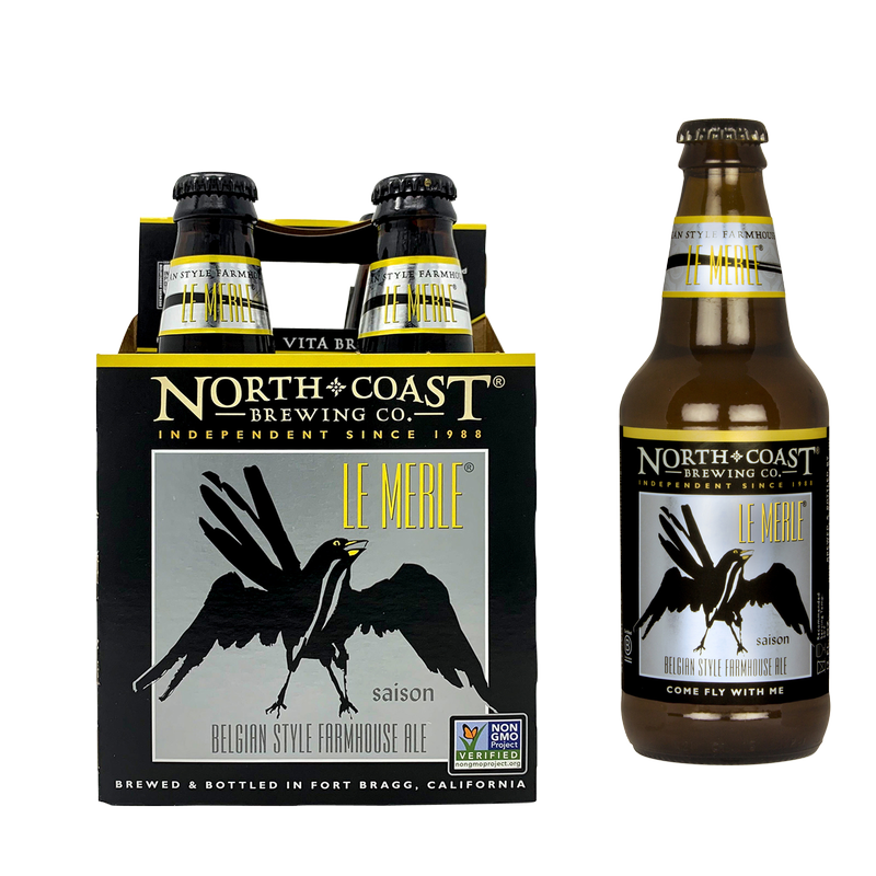 North Coast Brewing Le Merle 4pk 12oz Btl
