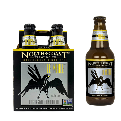 North Coast Brewing Le Merle 4pk 12oz Btl