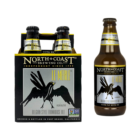 North Coast Brewing Le Merle 4pk 12oz Btl